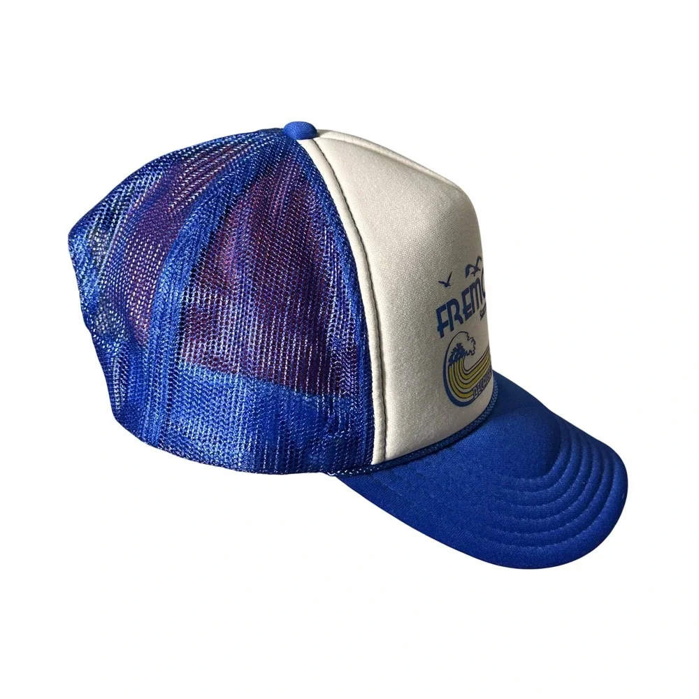 Fremont Brewing Seattle OTTO Foam Trucker Hat Blue Snapback Retro Beer Matters